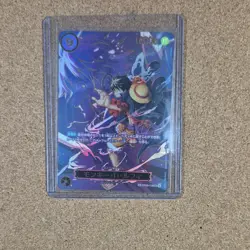 Bandai One Piece CCG Monkey D. Luffy SP OP13 Japanese - Image 1