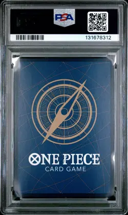 2022 ONE PIECE OP01-ROMANCE DAWN ALTERNATE ART #120 SHANKS PSA 10 - Image 2