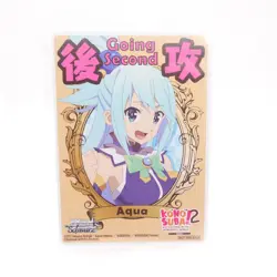 Weiss Schwarz Konosuba Aqua Going Second Promo English Anime Trading Card - Image 1