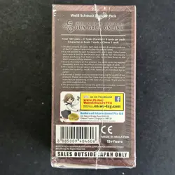 Bandai Weiss Schwarz Sword Art Online Alternative: Gun Gale Booster Box Sealed - Image 2