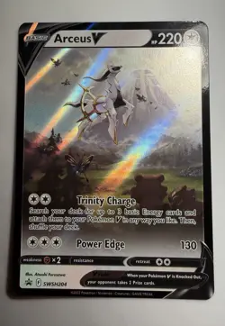 Pokemon Arceus V SWSH204 Sword & Shield Promo Holo Card English 2022 - Image 1