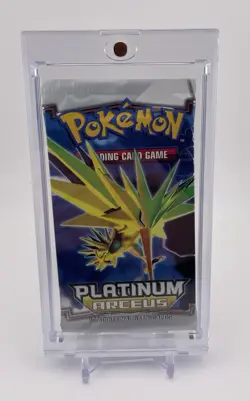 Pokemon Card TCG Platinum Arceus Booster Pack - New Sealed - Zapdos Art + CASE 820650105104 - Image 1