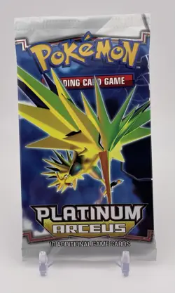 Pokemon Card TCG Platinum Arceus Booster Pack - New Sealed - Zapdos Art + CASE 820650105104 - Image 3