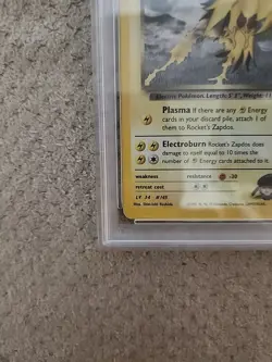 Pokemon Celebrations Team Rockets Zapdos Holo Foil Card 15/132 Psa 10 - Image 4
