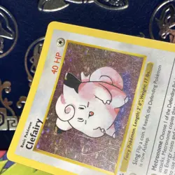 1st Edition Clefairy 5/102 Base Set Holo Rare Pokemon Card 1999 LP - Image 4