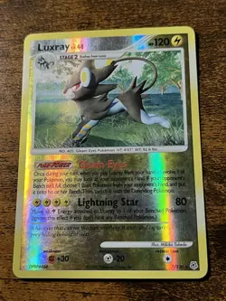 Pokemon Card TCG Luxray 7/130 Diamond & Pearl Reverse Holo Rare - Image 1