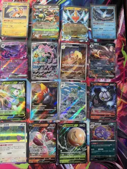 Pokemon 16 Card Lot nm V Max Mega Amazing Ex HOLO Rare Hits Only A24 - Image 1
