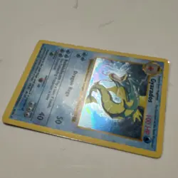 Pokemon TCG Shadowless Gyarados Base Set 6/102 100 HP Holo Rare English Card - Image 5