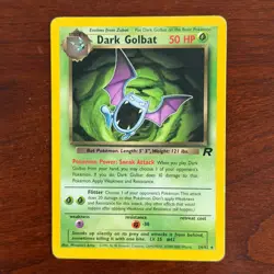 Dark Golbat 24/82 Non Holo Rare Team Rocket Pokemon Card - Image 1