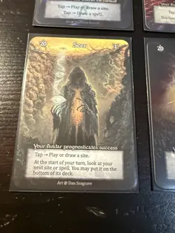 x4 Sorcery: Contested Realm TCG AVATAR CCG Trading Card Lot w/ 1 Foil - Image 5