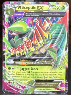 Pokemon Pokemon TCG M (Mega) Sceptile EX 8/98 XY Ancient Origins Ultra Rare Card - Image 1