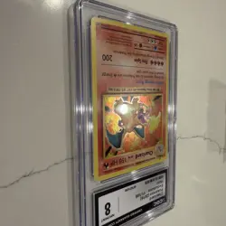 Pokemon TCG Charizard Evolutions Reverse Holo Ultra Rare Card 11/108 CGC Mint 8 - Image 5