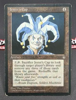 MTG Jester's Cap- DAMAGED -Ice Age Magic the Gathering Card #324 - Image 1