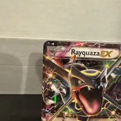 Shiny Rayquaza EX Pokemon card, XY Black Star Promo #XY69 (LP/NM) - Image 2