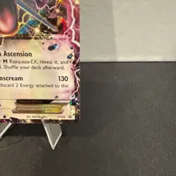 Shiny Rayquaza EX Pokemon card, XY Black Star Promo #XY69 (LP/NM) - Image 4
