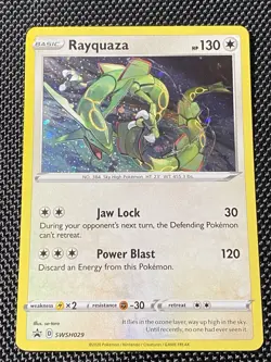 Rayquaza SWSH029 SWSH Swirl: Sword & Shield Promo Card Holo - Image 2