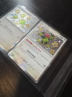 Shiny Doduo and Dodrio 199/91 - 200/91 LP+ Paldean Fates Pokemon Cards - Image 2