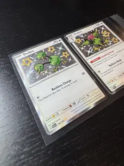 Shiny Doduo and Dodrio 199/91 - 200/91 LP+ Paldean Fates Pokemon Cards - Image 4