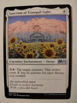 Sanctum of Tranquil Light (33) – Core Set 2021 – MTG Magic the Gathering - Image 1
