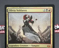 MTG Olivia Voldaren- DAMAGED -Modern Masters 2017 Magic the Gathering Card #177 - Image 3