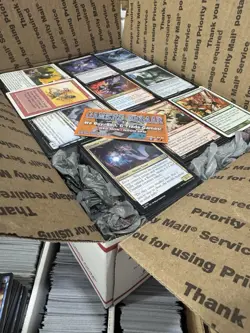 🧙17lbs+ 4200+ UNSEARCHED Magic The Gathering Bulk Lot LP/NM w/ Rares & Foils‼ - Image 1