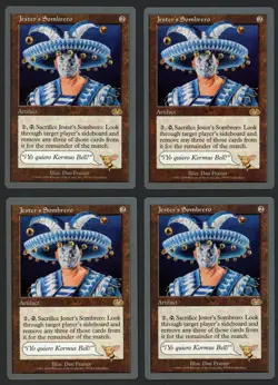 ***4x Jester's Sombrero*** MTG Unglued Magic Kid Icarus - Image 1