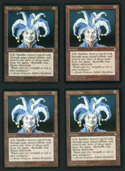 ***4x Jester's Cap*** MTG Ice Age Magic Kid Icarus - Image 1