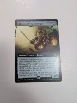 MTG - Threefold Thunderhulk (Extended Art)- The Lost Caverns of Ixalan NM/M Cond - Image 1