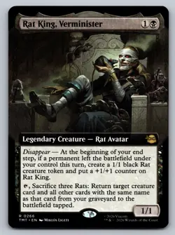 MTG Rat King Verminister 0266 Showcase TMNT Rare TMT EN 2026 - Image 1