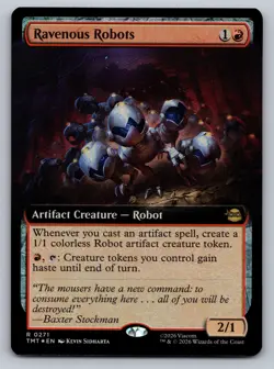 MTG Ravenous Robots 0271 Foil TMNT Rare TMT EN 2026 - Image 1