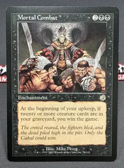 MTG Mortal Combat- DAMAGED -Torment Magic the Gathering Card #071 - Image 1