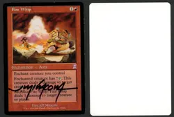 ***Fire Whip Signed Artist Proof*** MTG Time Spiral Jeff Miracola Kid Icarus - Image 1