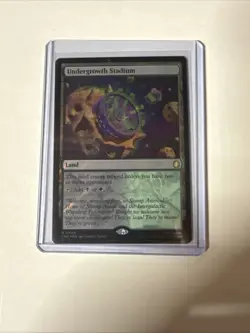 MTG Undergrowth Stadium (Surge Foil) Commander Teenage Mutant Ninja Turtles Foil - Image 2