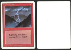 ***Lightning Bolt Artist Proof*** MTG Revised Magic Kid Icarus - Image 1