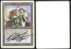 ***Juggernaut Signed Artist Proof*** MTG Revised Dan Frazier Kid Icarus - Image 1