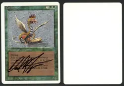 ***Cockatrice Signed Artist Proof*** MTG Revised Dan Frazier Kid Icarus - Image 1