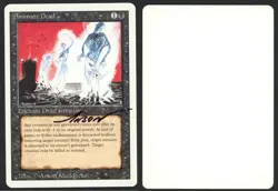 ***Animate Dead Signed Artist Proof*** MTG Revised Anson Maddocks Kid Icarus - Image 1