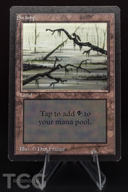 Swamp (C) - 1993 Magic the Gathering - Limited Edition Beta Regular - Image 1