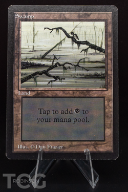 Swamp (C) - 1993 Magic the Gathering - Limited Edition Beta Regular - Image 1