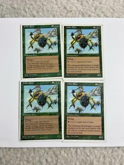 Killer Bees x4 5th Fifth Edition 4x Playset Magic the Gathering MTG - Image 1