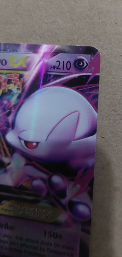ULTRA RARE Mega M Mewtwo EX 64/162 XY Breakthrough Pokemon TCG Holo Foil - MP - Image 5