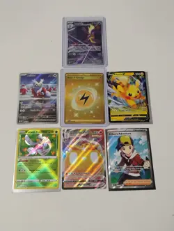 Pokemon Hyper Rare/VMAX/Pikachu Promo/Full Art/Illustration Rare Holo Cards - Image 1
