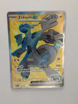 Zekrom ex - 158/086 - Pokemon Black Bolt Secret Rare NM - Image 1