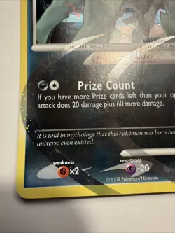 Pokemon TCG Arceus AR1 Holo NM - Image 5