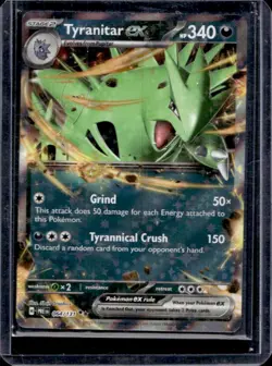 2025 Pokemon Prismatic Evolutions Tyranitar ex #064/131 - Image 1