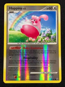 Pokemon Happiny 76/127 Reverse Foil (LP) - Image 1