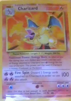 Original Charizard Pokemon Card Without 1st Edition Mark From 1999 - Image 1