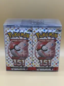 Pokemon 151 Booster Pack Factory Sealed Lot Of 36 With Plastic Case - Image 1