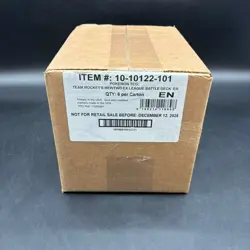 Pokemon Team Rocket's Mewtwo EX League Battle Deck 6 Box Case Factory Sealed - Image 1
