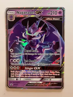 Naganadel GX SM125 NM Sun & Moon Pokemon Black Star Promo - Image 1